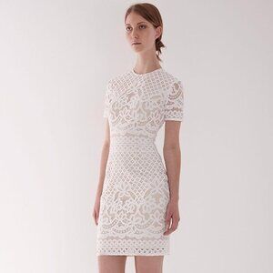 Libra Ivory Lace Formfitting Dress by Lover the Label Size 8